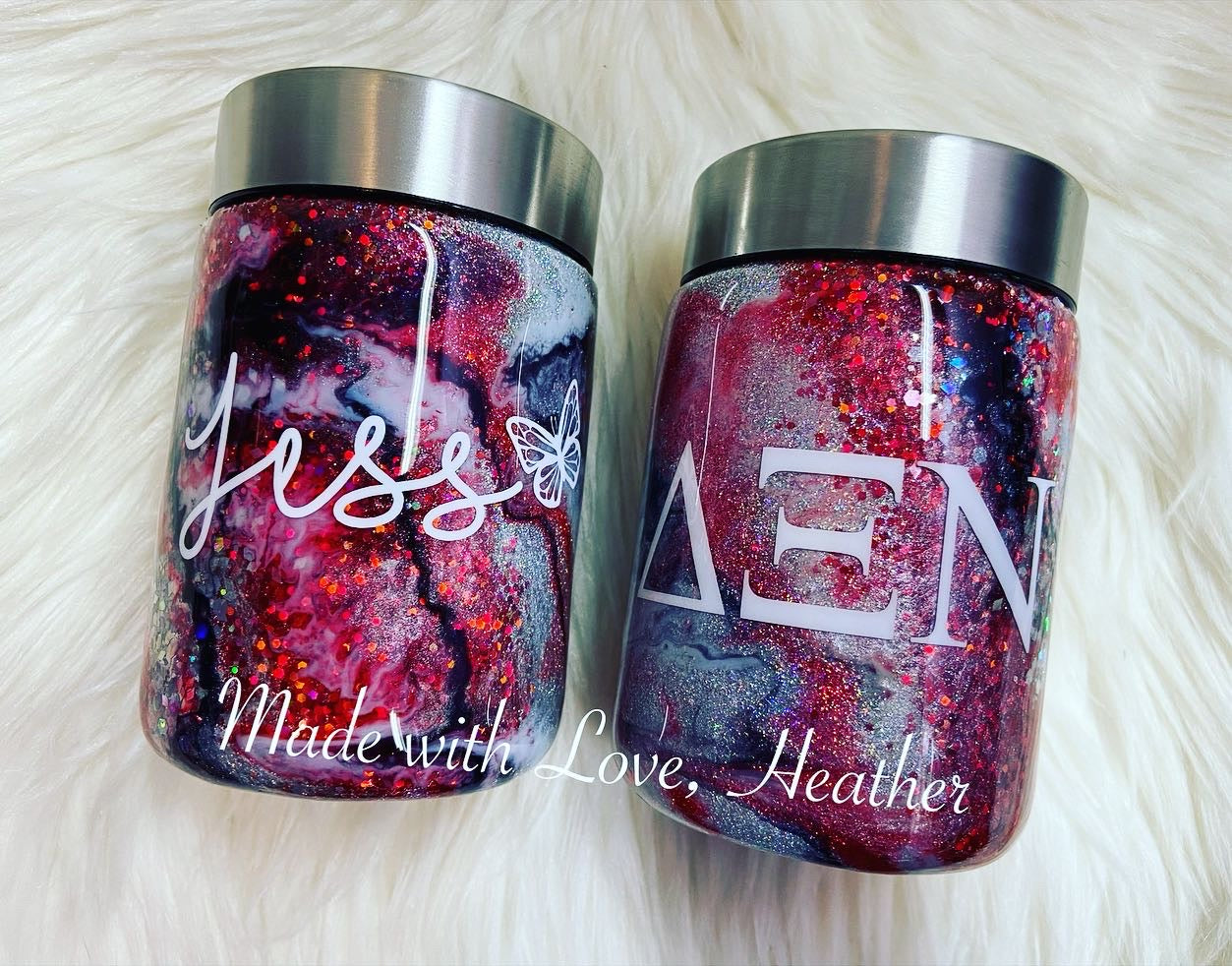 Custom - Purple Milky Way Tumbler