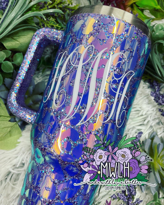 Made to Order - 40 oz Dupe Custom Glitter Tumbler