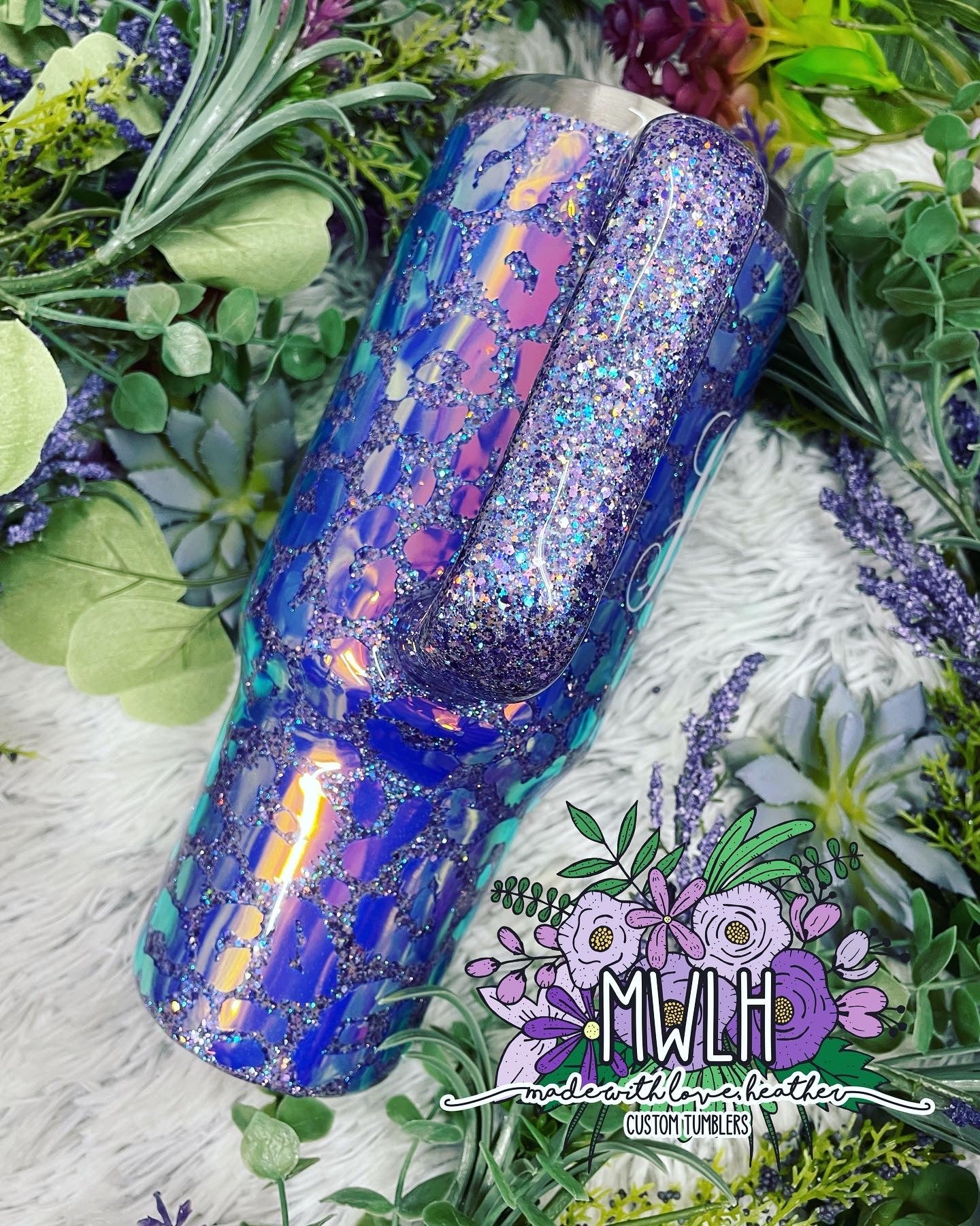 Made to Order - 40 oz Dupe Custom Glitter Tumbler