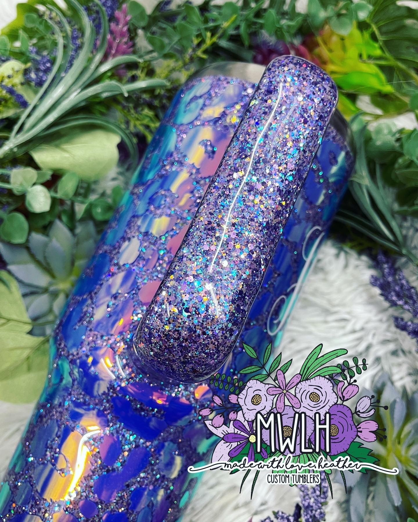 Made to Order - 40 oz Dupe Custom Glitter Tumbler