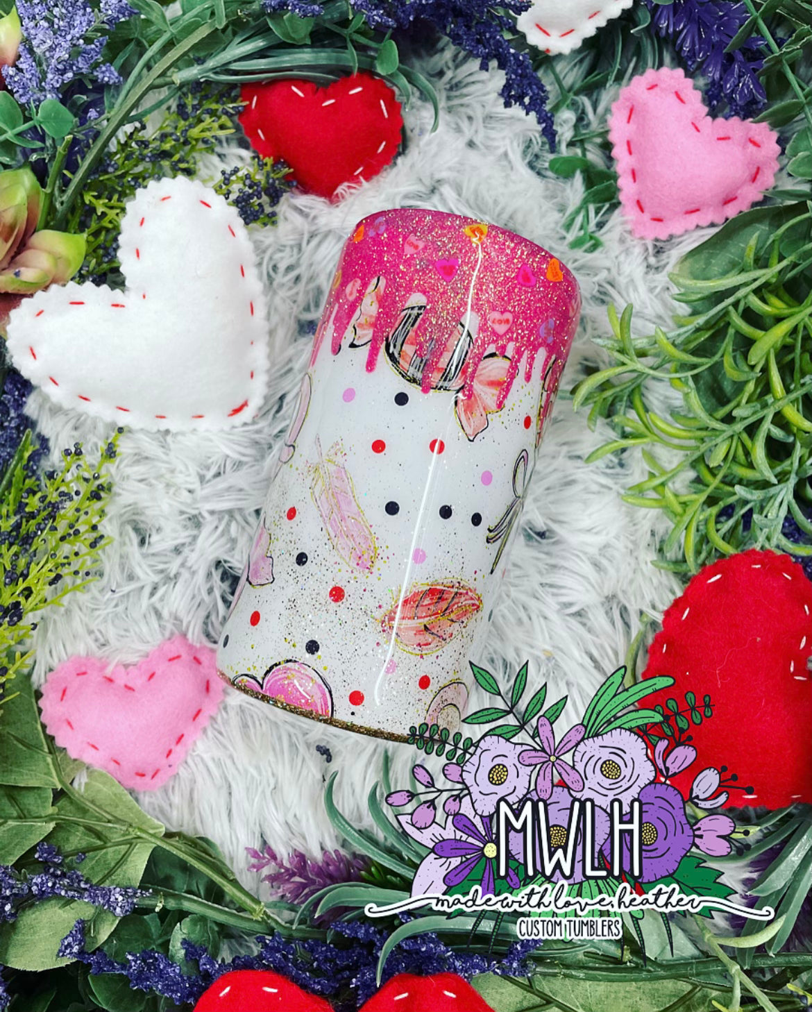 VDAY RTS - 12 oz Sweet Treats Skinny Tumbler