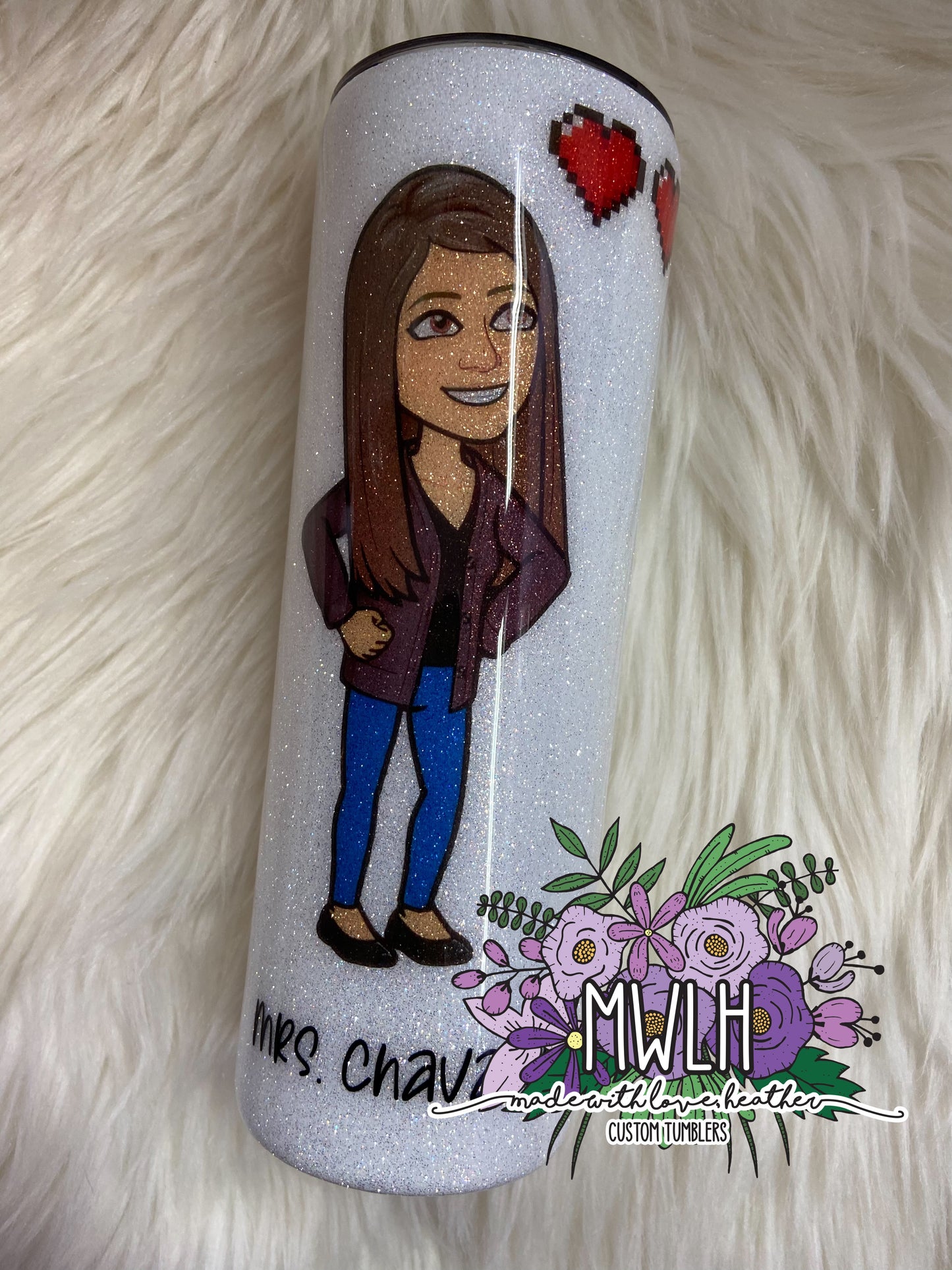 Custom - Bitmoji  Teacher Tumbler