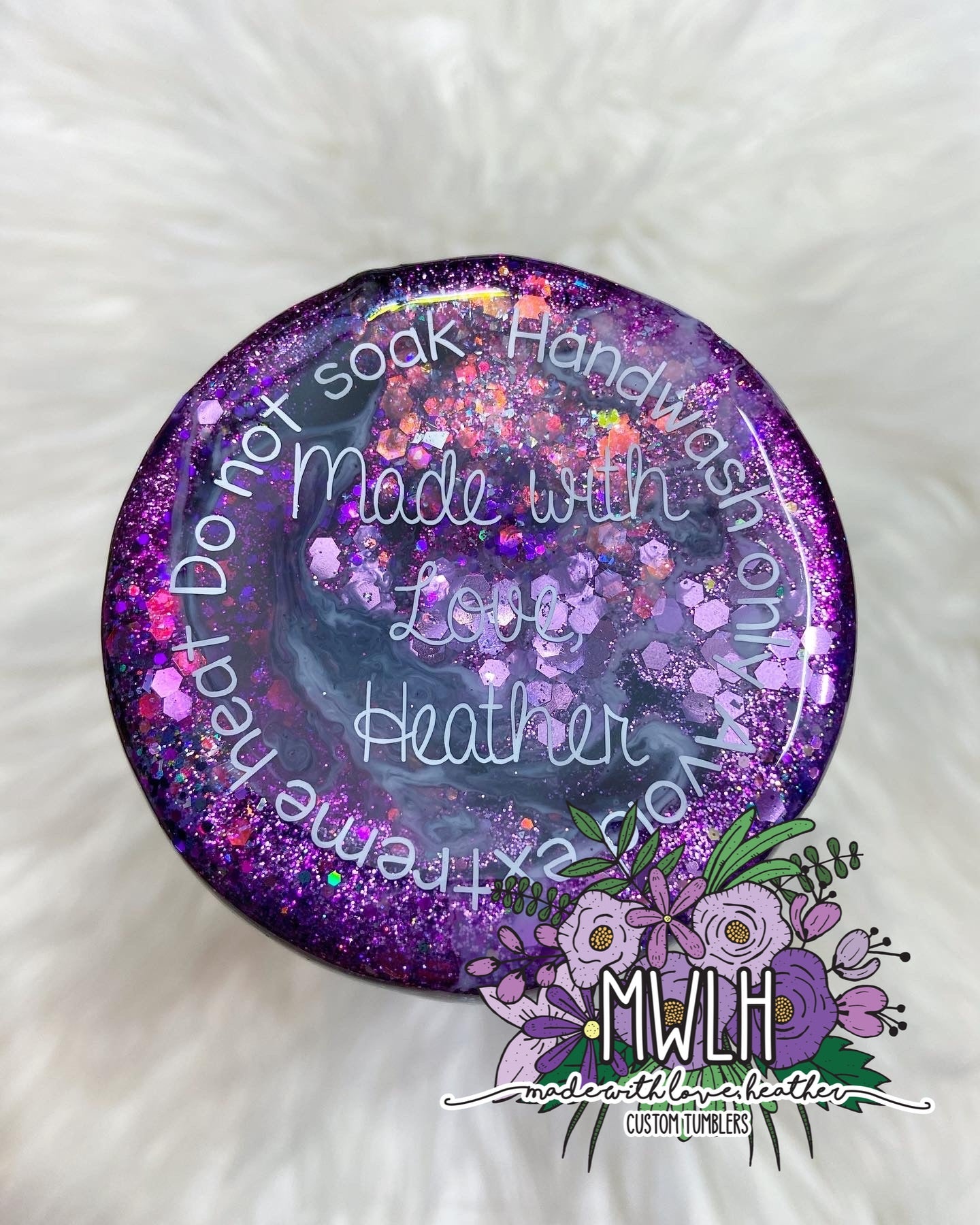 Custom - Purple Milky Way Tumbler