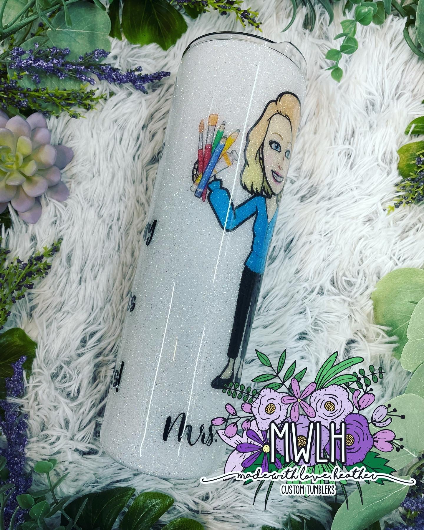 Custom - Bitmoji  Teacher Tumbler