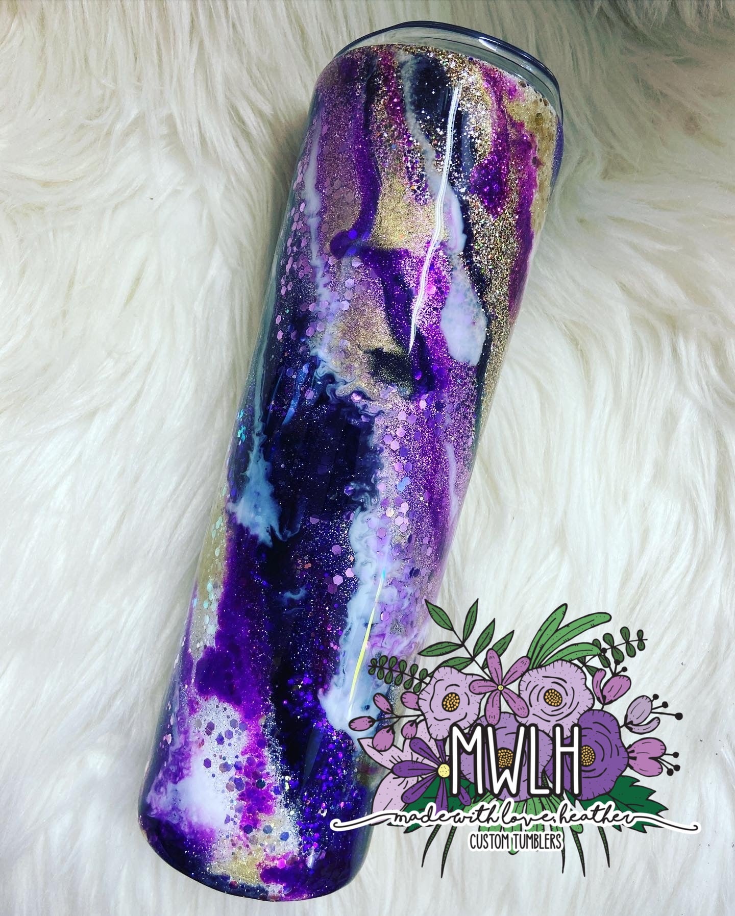 Custom - Purple Milky Way Tumbler