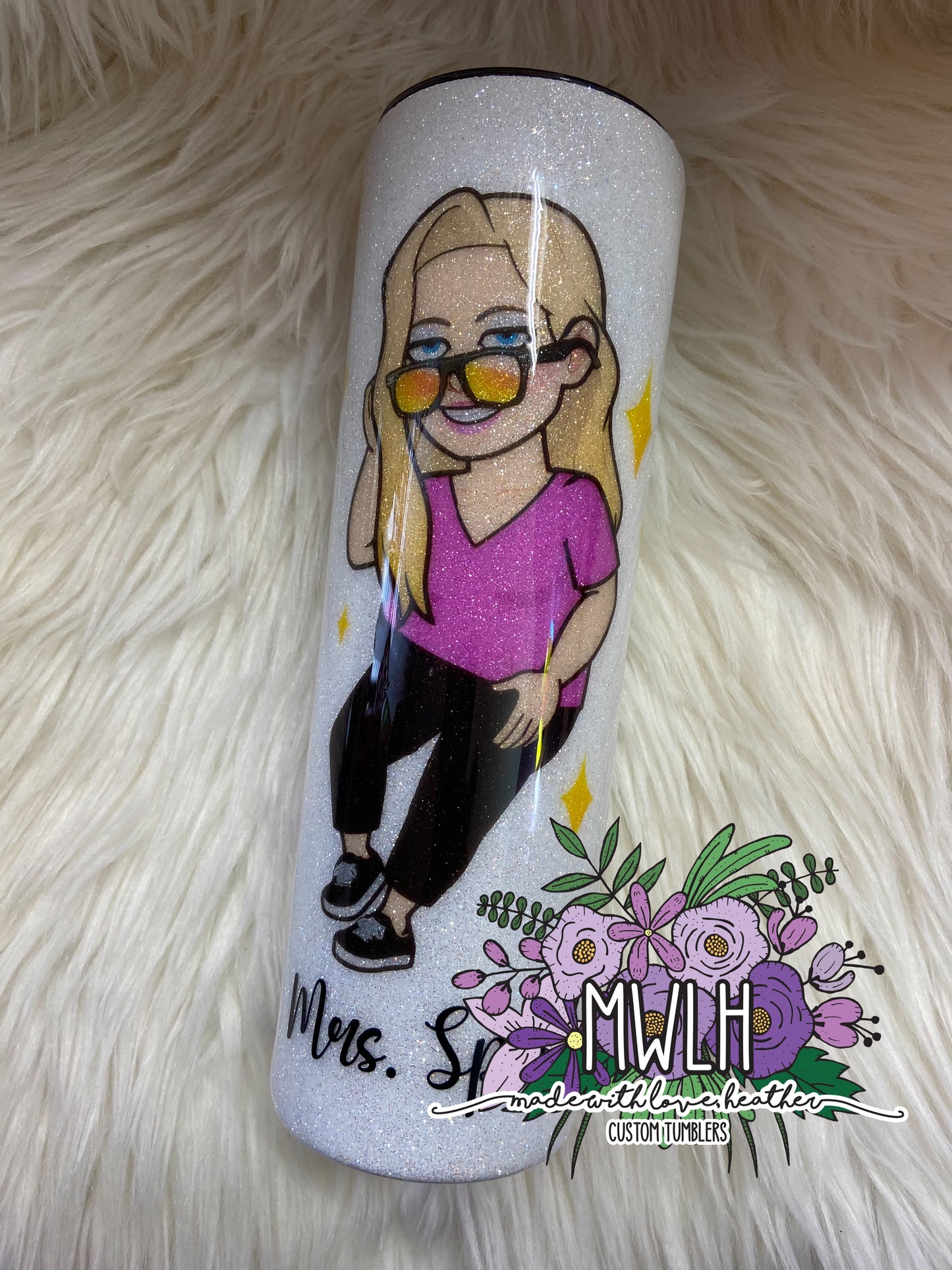 Custom - Bitmoji  Teacher Tumbler