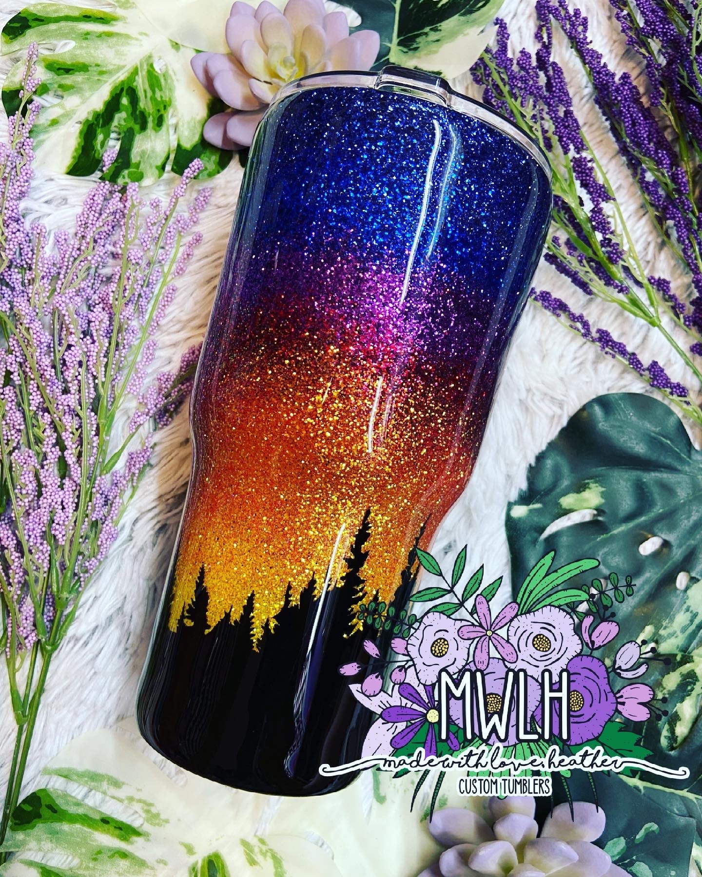 Custom Sunset Tumbler