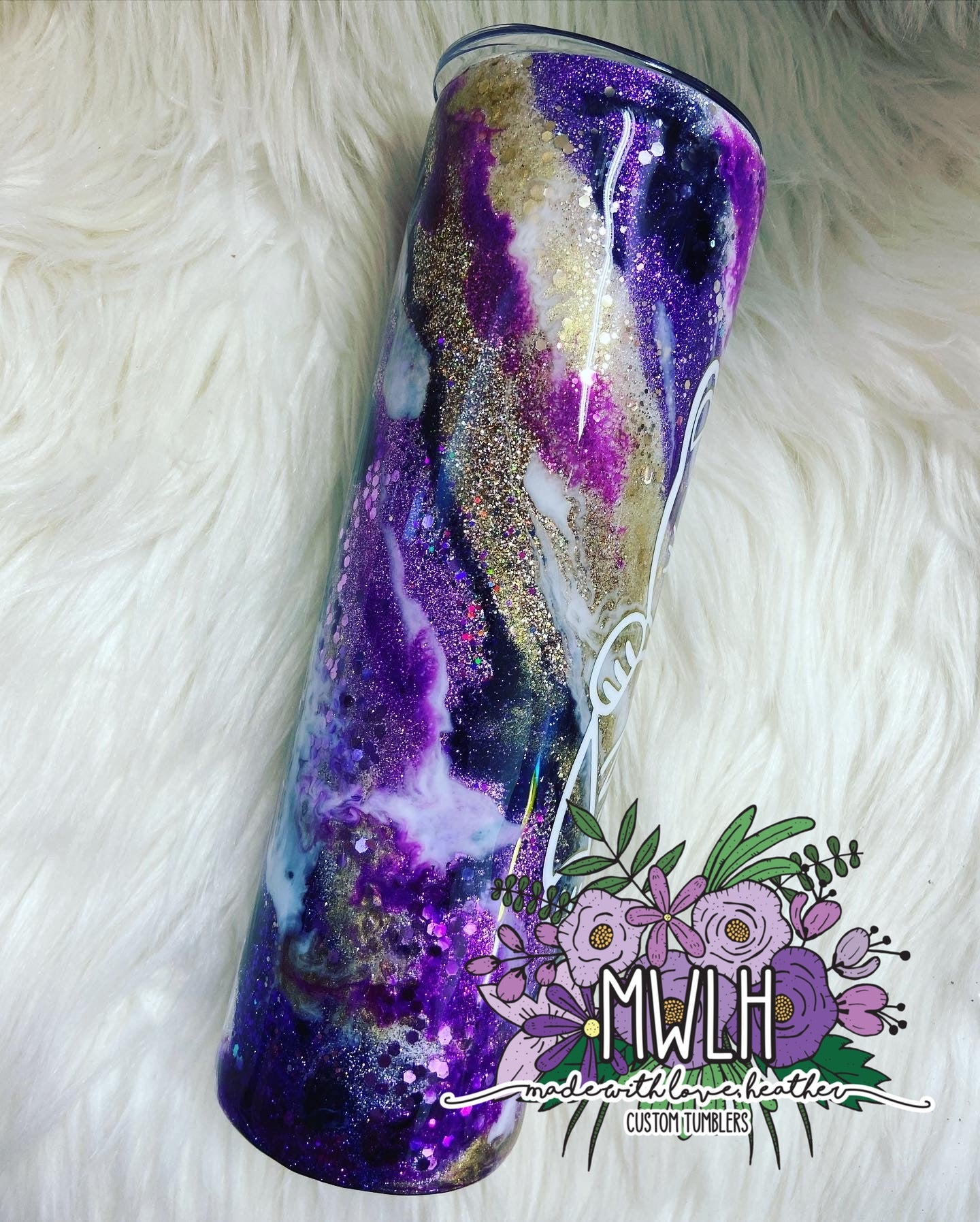 Custom - Purple Milky Way Tumbler