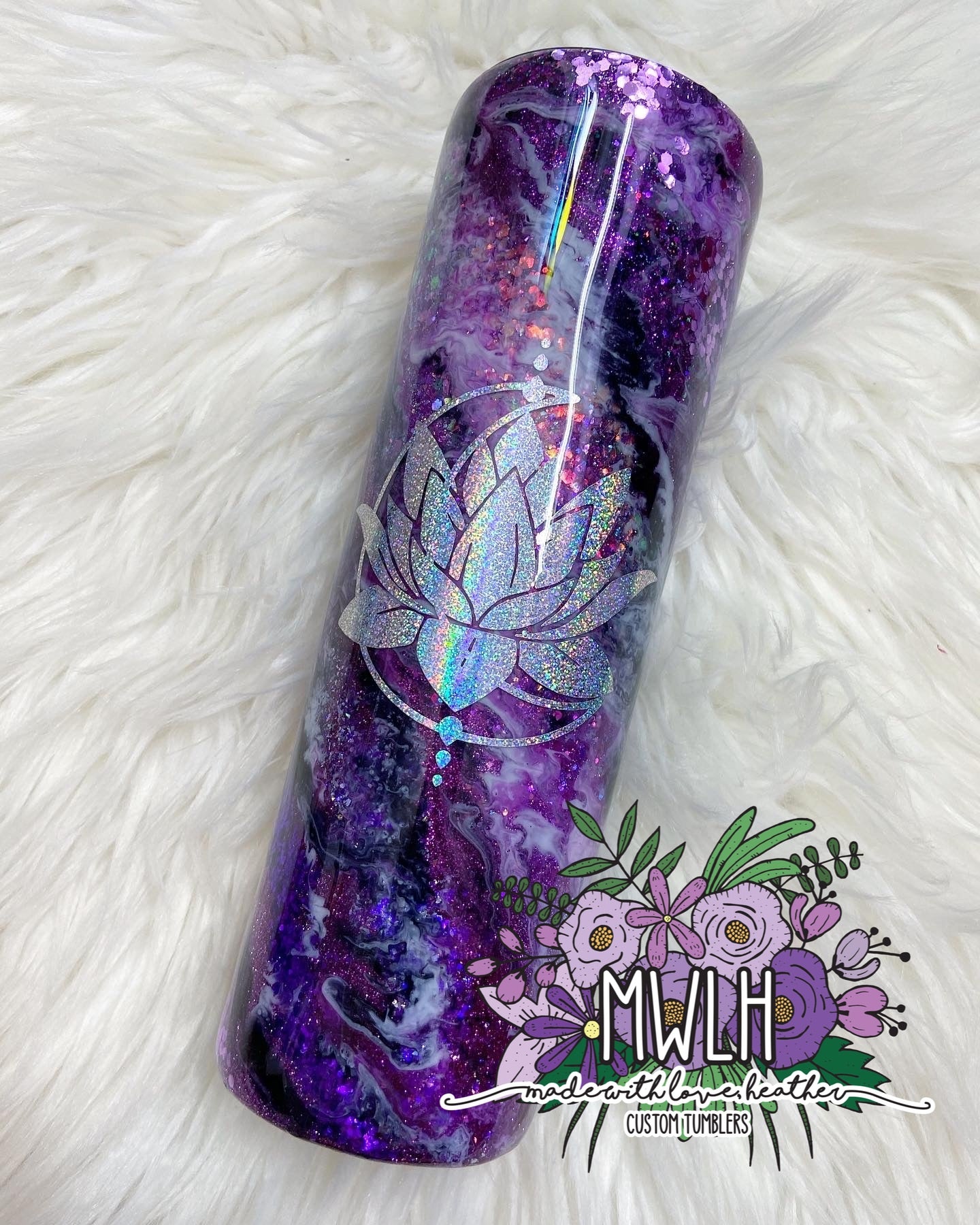 Custom - Purple Milky Way Tumbler