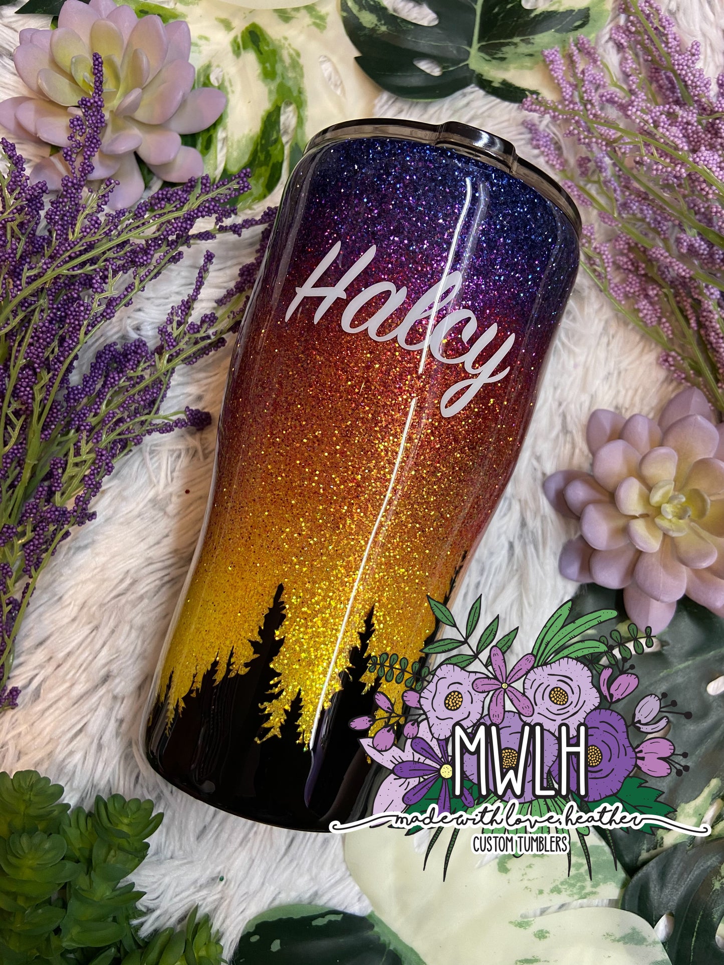 Custom Sunset Tumbler