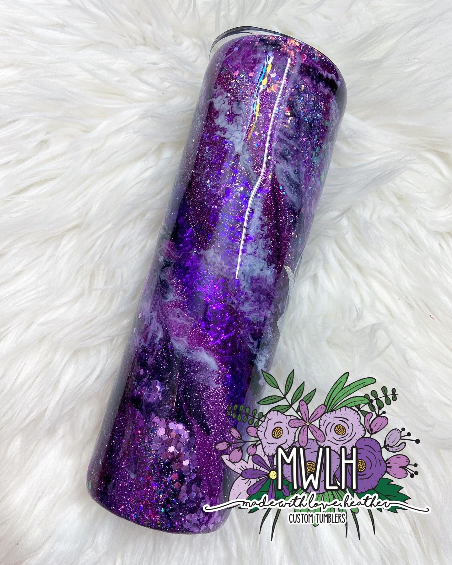 Custom - Purple Milky Way Tumbler