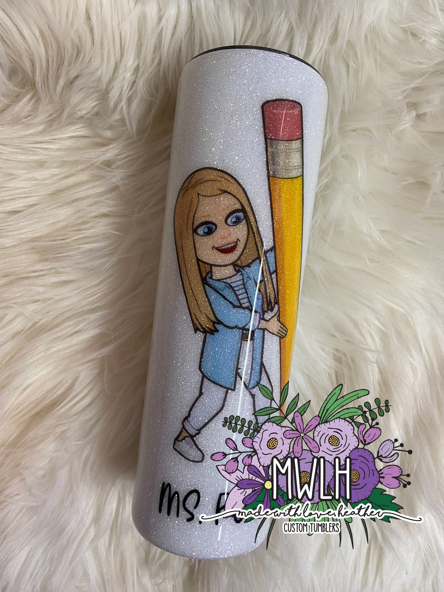 Custom - Bitmoji  Teacher Tumbler