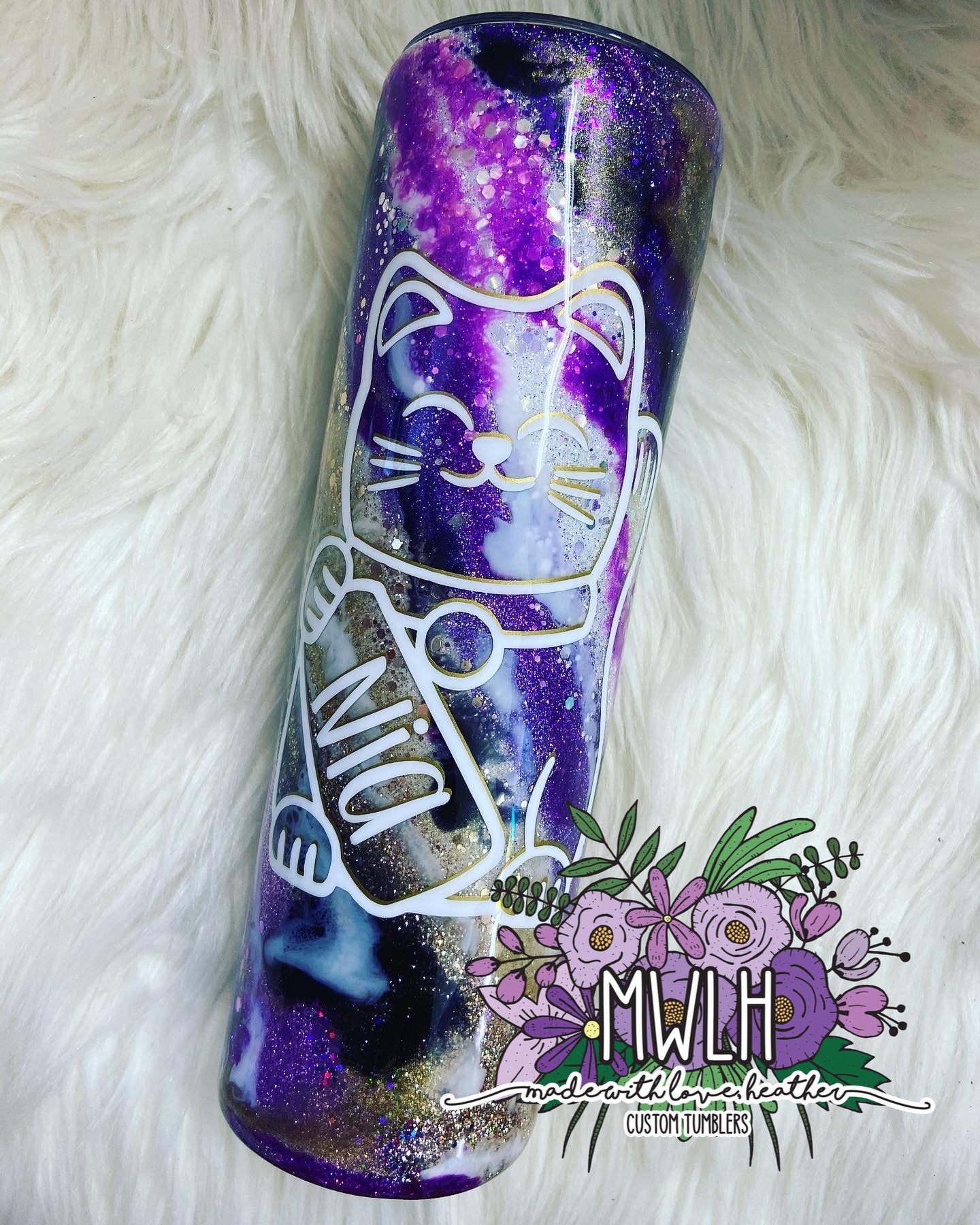 Custom - Purple Milky Way Tumbler