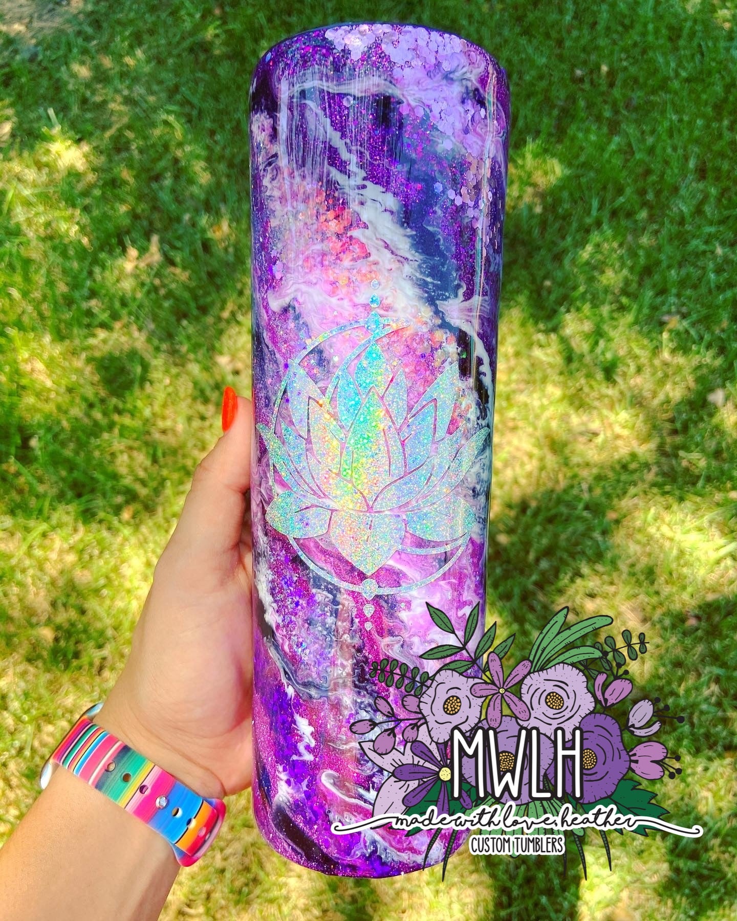 Custom - Purple Milky Way Tumbler