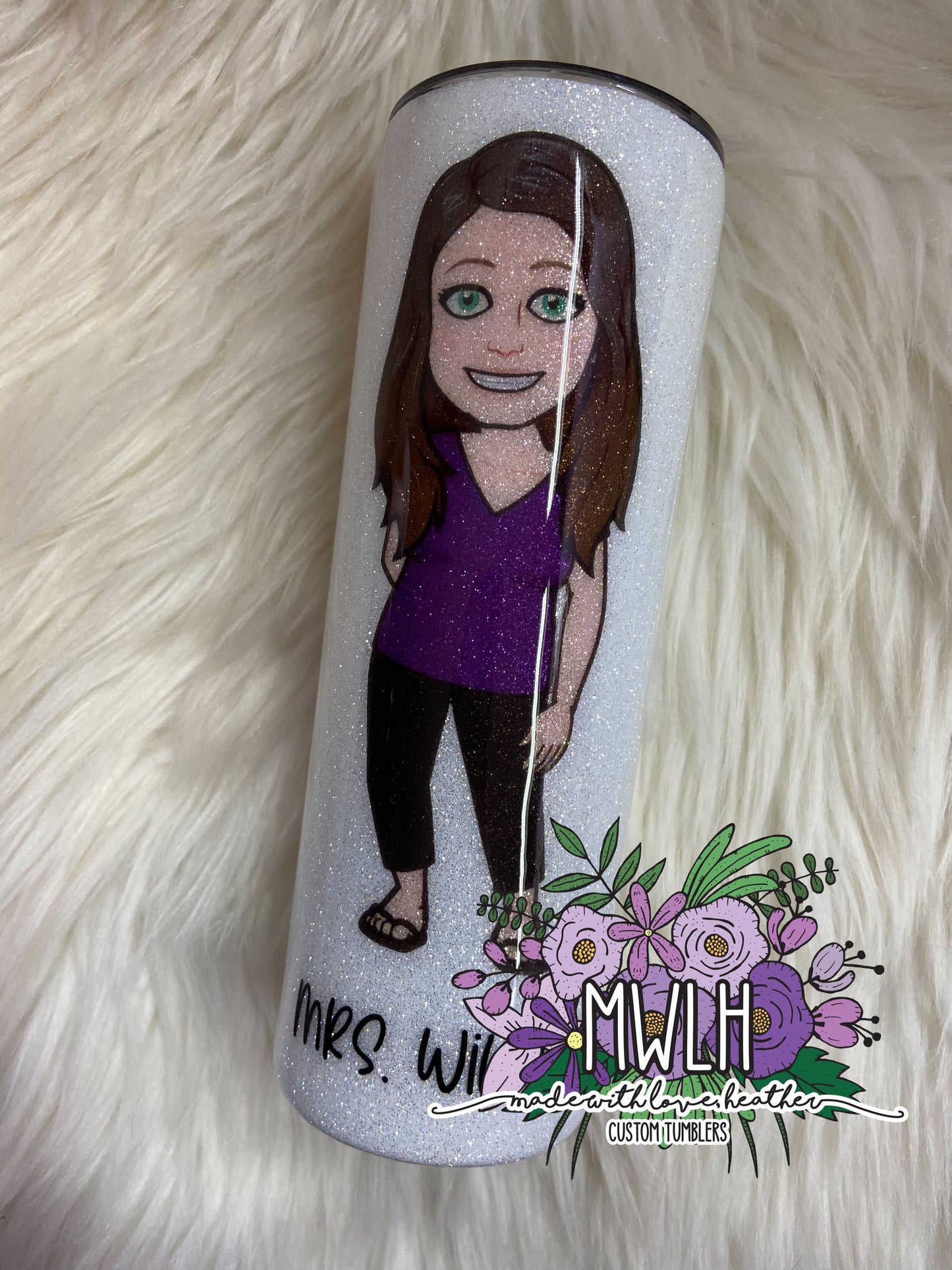 Custom - Bitmoji  Teacher Tumbler