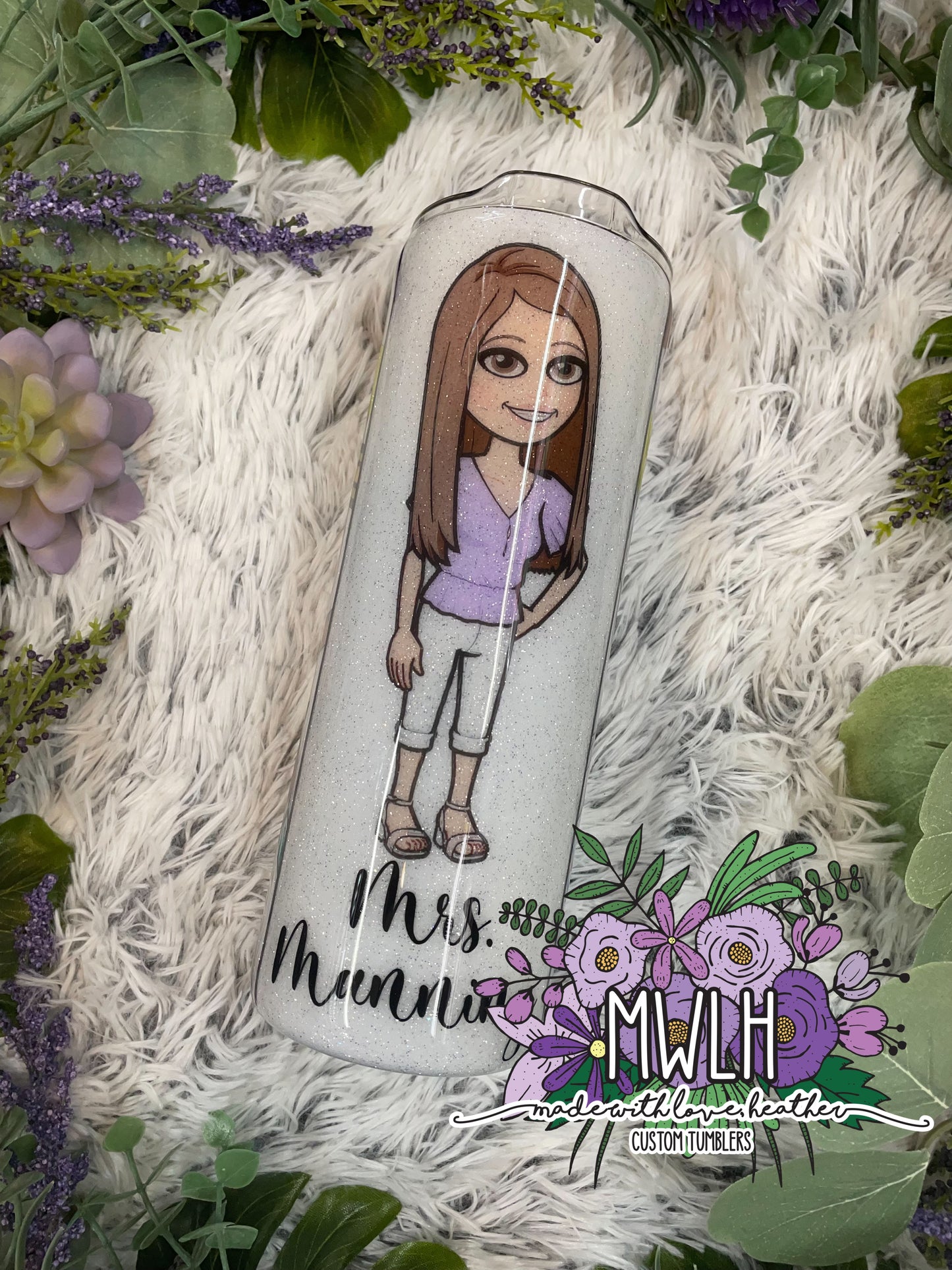 Custom - Bitmoji Teacher & School Supplies Tumbler