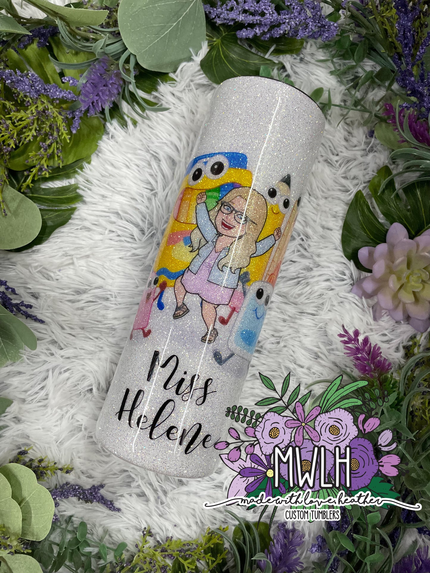 Custom - Bitmoji Teacher & School Supplies Tumbler